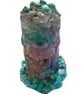 Sea-Sentinel Moai Fluorite & Turquoise Howlite - Image 3