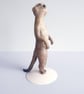 MEERKAT - polymer clay animal sculpture. - Image 5
