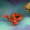 Tiny Snake OOAK Sculpt by artist Ann Galvin