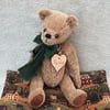 Paisley Bear, One of Kind Collectable Artist Bear, Mohair Teddy Bear