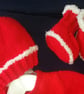 Christmas Baby Sweater, Hat and Bootees Digital Knitting Pattern - Image 4