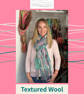 Scarf Kit: Peony Pink Luxury Textured Wool Felt Scarf Kit - Image 10