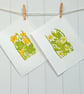 Daisies - Limited edition Linocut Print - Image 4