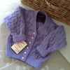 Baby Girls Lilac Cardigan 9-18 months size
