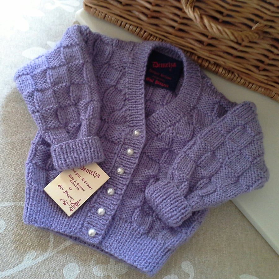 Baby Girls Lilac Cardigan 9-18 months size