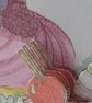 Green trio of decoupage cupcakes birthday card - Image 3