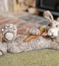 Felted Rabbit-Foot-Stool - Image 2
