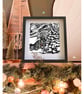 Dear Santa. A lino-cut print of Christmas letters. - Image 2