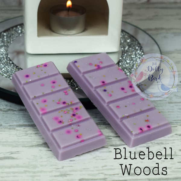Bluebell Woods Soy Wax Melt Snap Bar, Clean Soap Scented Wax, Soy Wax Melts