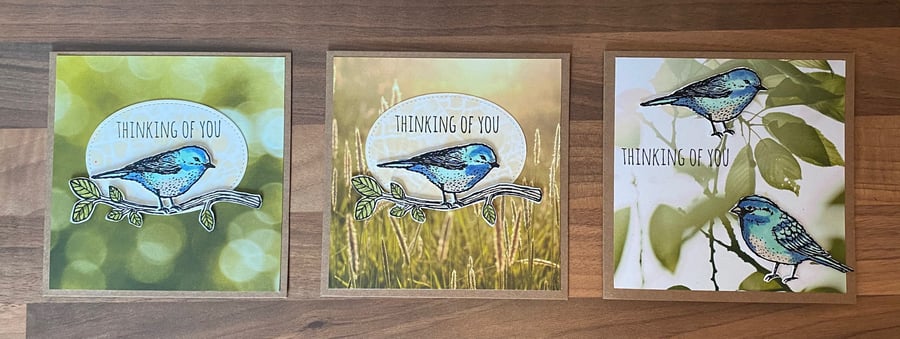 Thinking of You "Best Blue Birds" Card 