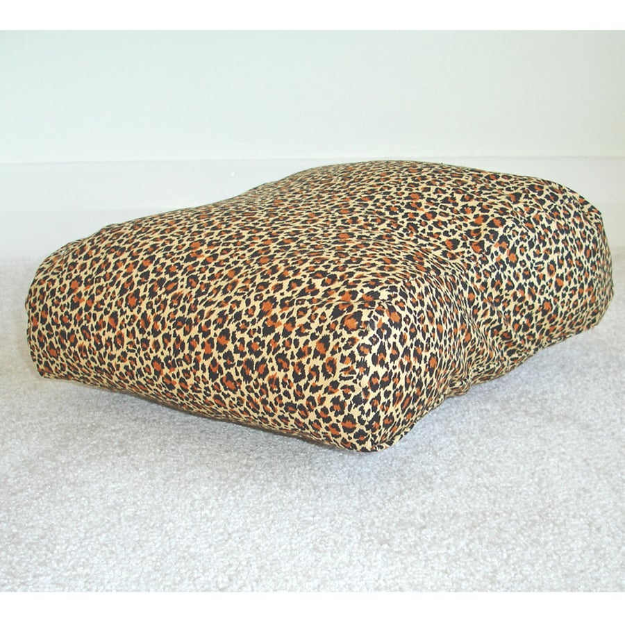 Leopard Print Tempur Original Travel Neck Pillow Cover Orthopaedic Contoured