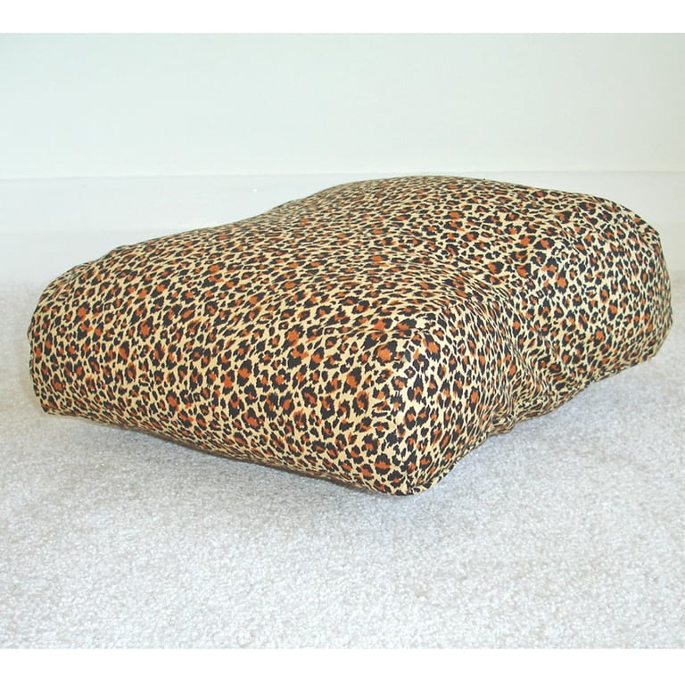 Leopard Print Tempur Original Travel Neck Pillow Cover Orthopaedic Contoured