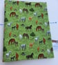 HORSE RINGBINDER COVER, Horse Stationery Set, Equestrian Folder, File Sleeve, Ri - Image 3
