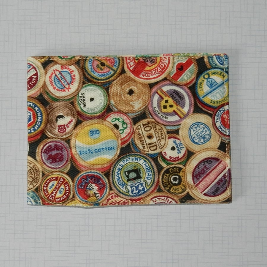 Travel card wallet Cotton reels