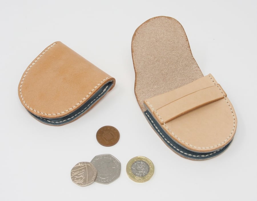 Small leather coin purse