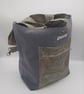 Green, yellow and grey shoulder handbag.  - Image 7
