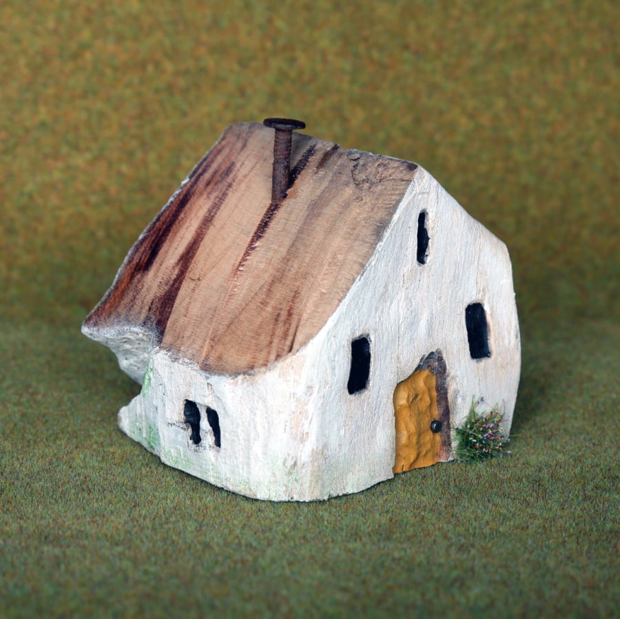 Scottish island Inspired Wonky Driftwood Cottage