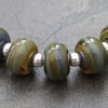 SALE! Fens - Set of lampwork glass beads - SRA, FHF