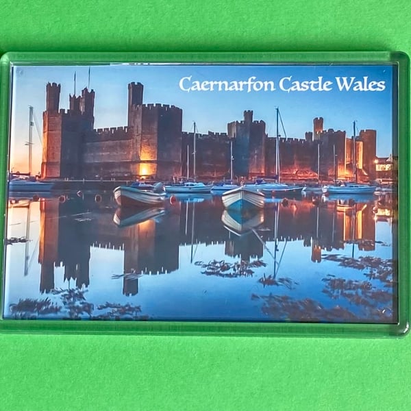 Caernarfon Castle Wales - Jumbo Fridge Magnet