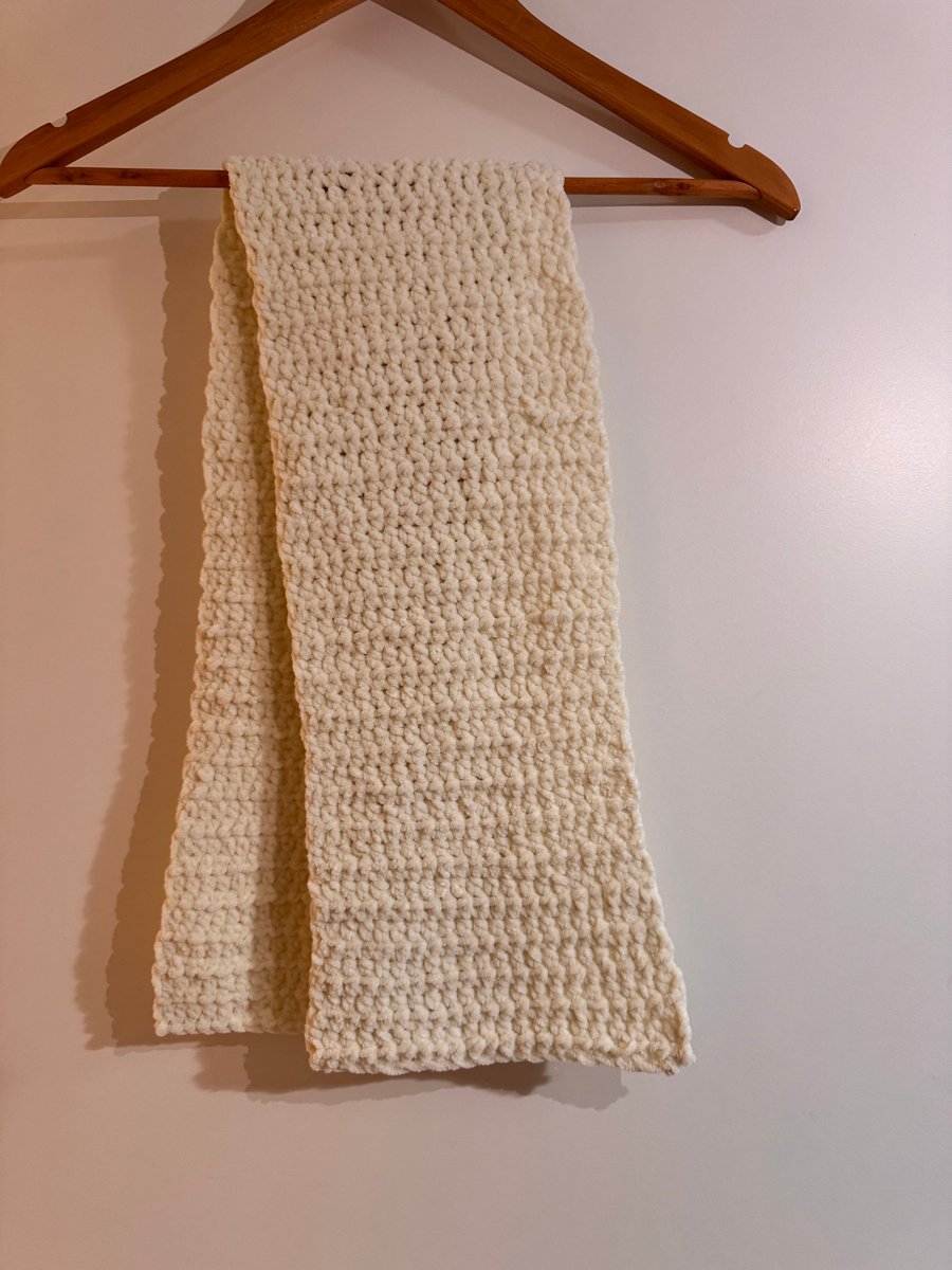 Super soft crochet scarf 