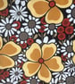 60s 70s POP ART Cartoon GROOVY Flowers  Vintage Fabric Lampshade option 