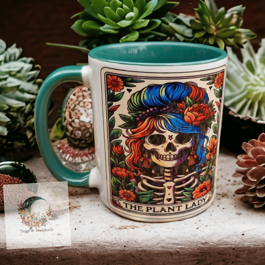 Tarot design the plant lady mug 