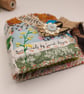 Small Handmade Needle case - Slow Stitch Patchwork
