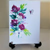 all occasion blank hand painted greetings card ( ref f 828 )