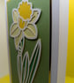 Springtime Daffodil greetings card