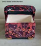 Storage Footstool Emma J Shipley Zambezi Red Wine Velvet Fabric Pouffe Elephant  - Image 3
