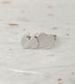 Recycled Sterling Silver Speech Mark Stud Earrings - Book Lover Gift - Image 2