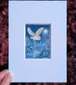 The Watchful Moon- Original miniature. A5 Mounted - Image 8