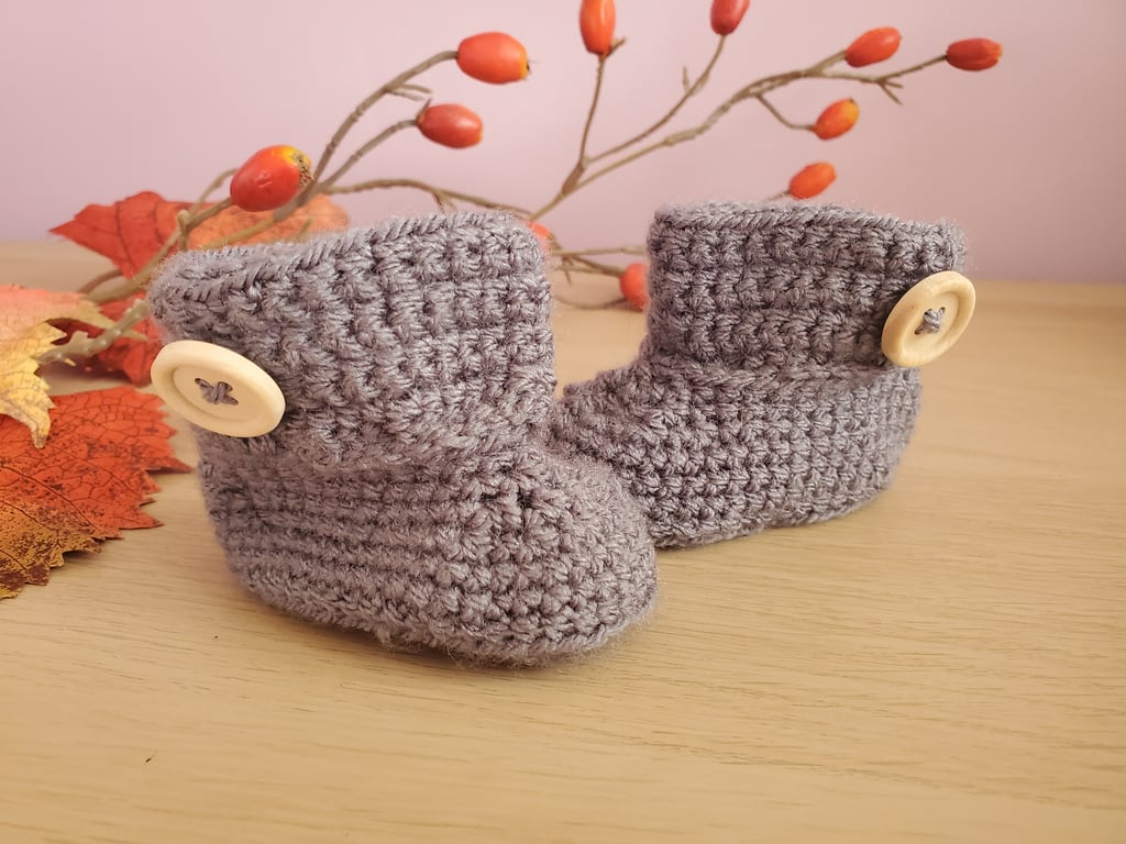 Baby shark booties 0 - 3 months