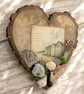 Seaside Heart Wall Hanging – Coastal Driftwood, Sea Glass & Shell Decoration - Image 2