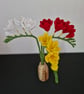Macrame Freesia, macrame flower, single stem freesia - Image 3