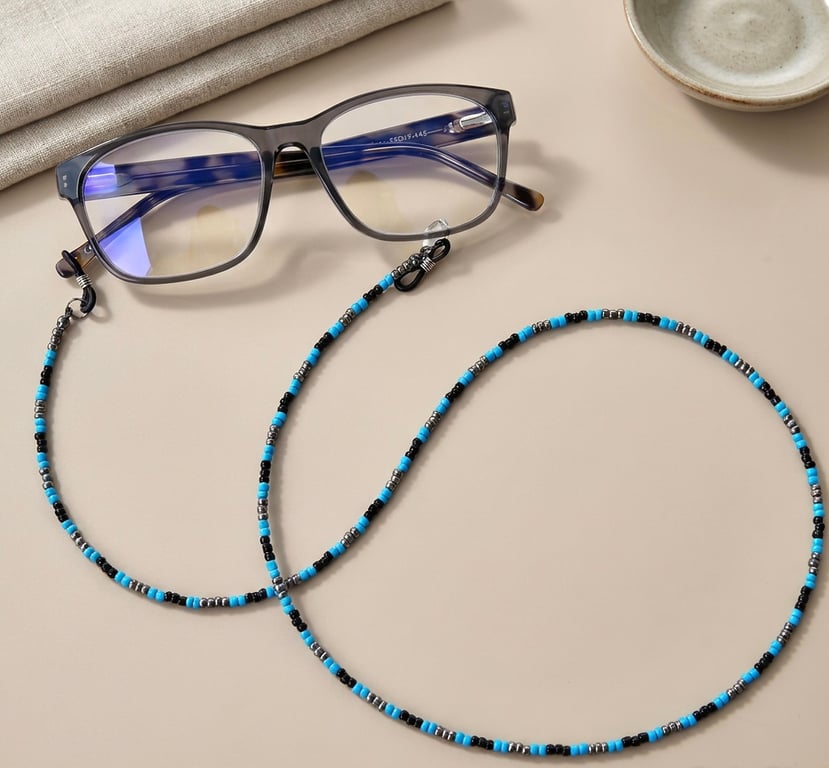 Handmade Seed Bead Glasses Chain