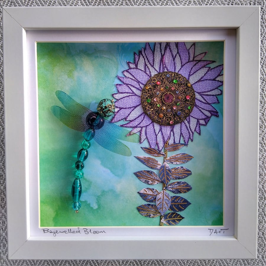 Bejewelled Bloom Dragonfly Art