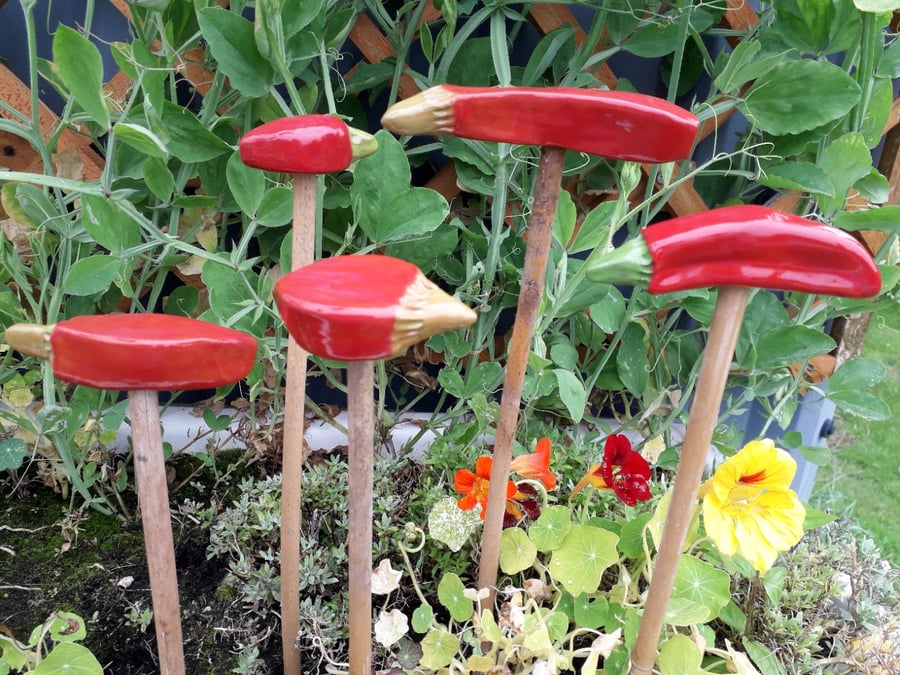  Cane Tops - Handmade for your Bamboo Sticks