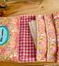 Nappy and Wipes Clutch Bag - Sanderson Flora Fabric