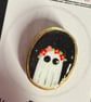 Pin It! Ghost Portrait Cold Porcelain Pin Badge  - Image 2