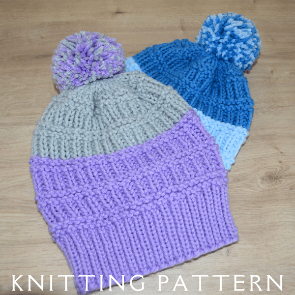 Bobble Hat Knitting Pattern The Crofter Bobble Folksy