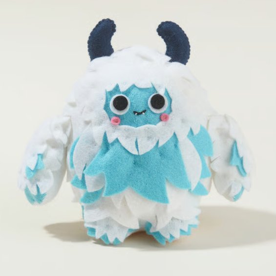 Sweet Yeti - Wool Felt Sculpture