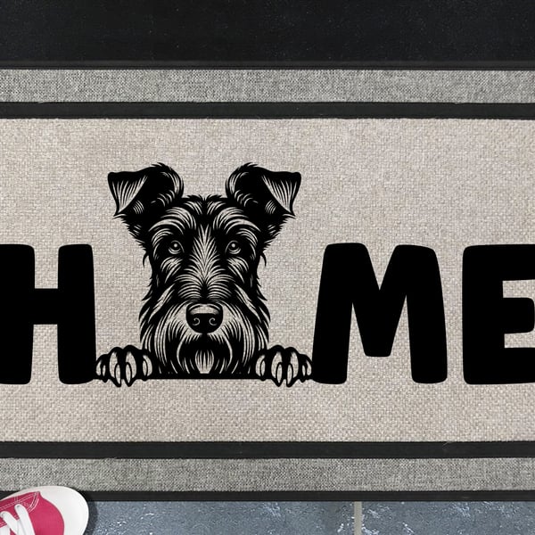 Scottish Deerhound Home Door Mat - All Weather Doormat - 45x70cm 