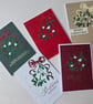 Christmas mistletoe card (style 2)