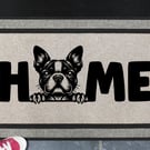 Boston Terrier Doormat No.4 - All Weather -  Boston Terrier Welcome Mat,45x70cm 