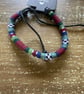 Handmade Multicolor Woven Adjustable Bracelet 