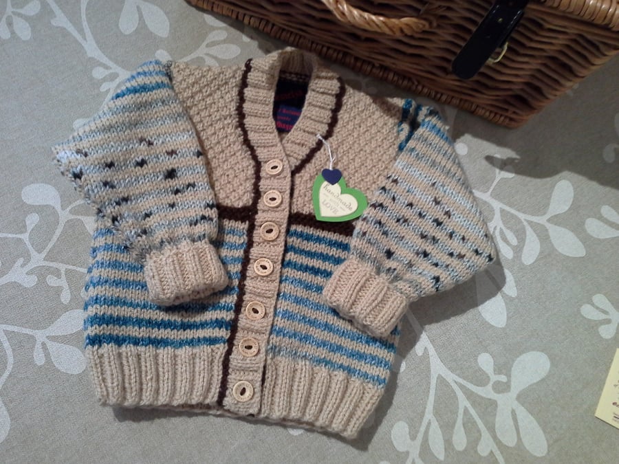 Baby Boys Cardigan 12 months Size Folksy