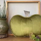  Velvet Olive Green Pumpkin Cushion Autumn Fall Halloween Thanksgiving Pillow