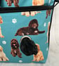Dog walking bag, cross body, Labradoodles - Image 4