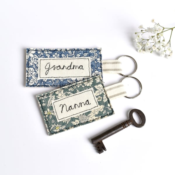 Personalised keyring, personalised name key ring, personalised moving home gift